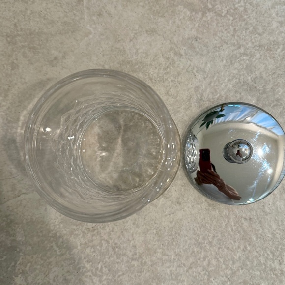Crystal Lead Glass Lidded Jar - Picture 3 of 4
